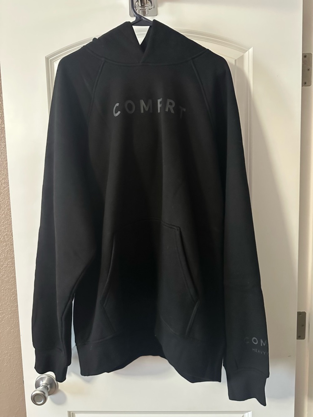 BNWT Comfrt Tranquil Obsidian Black Hoodie Sweatshirt 2X and Sweatpants XL set - Picture 3 of 15